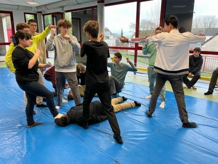 Lycéens et apprentis au spectacle vivant - Ensemble scolaire Saint-Jacques