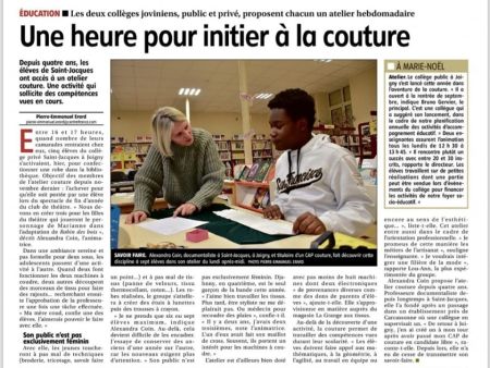 On parle de nous dans la Presse ! - Ensemble scolaire Saint-Jacques