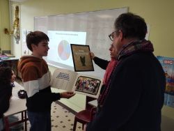 Les 4eB accueillent les libraires de Joigny - Ensemble scolaire Saint-Jacques